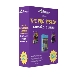 intession music tech - PRO SYSTEM MIXING CLINIC mock up box