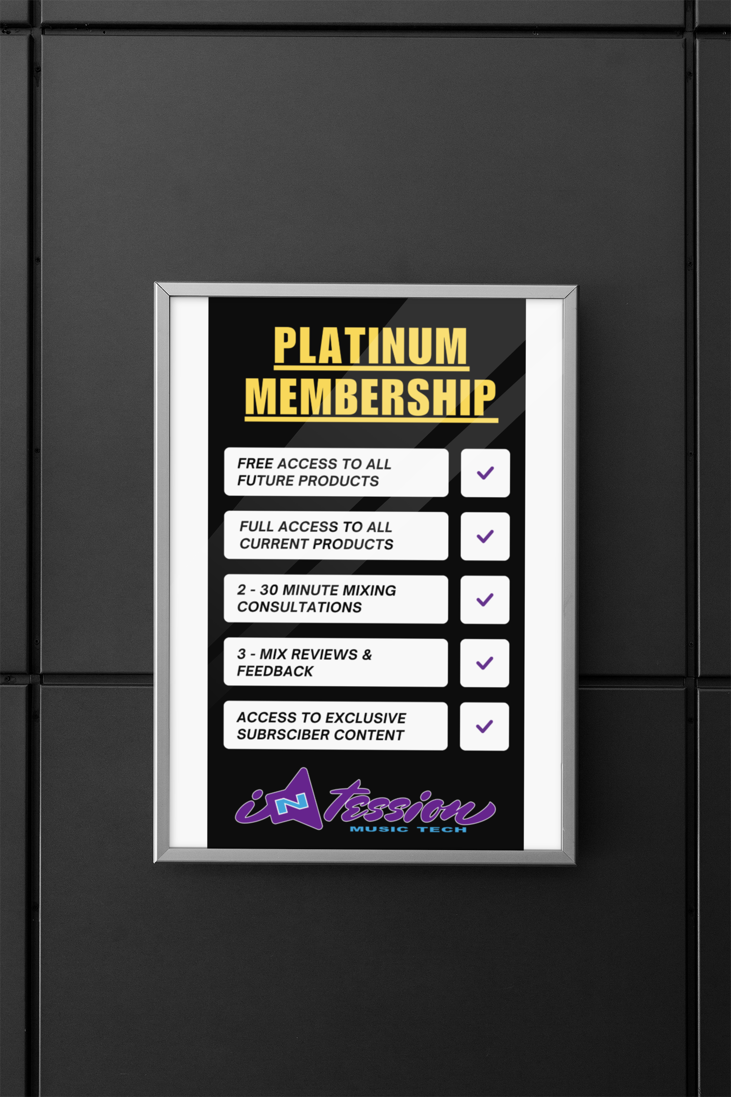 intession music tech platinum membership